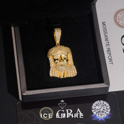 Iced Out 925 Silver Pendant