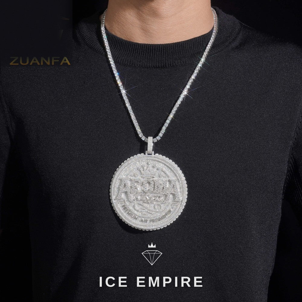 Iced Out 925 Silver Pendant