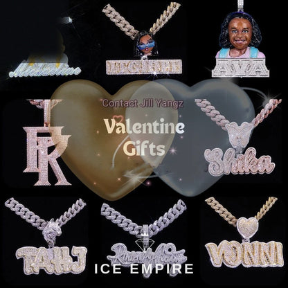 Iced Out 925 Silver Pendant