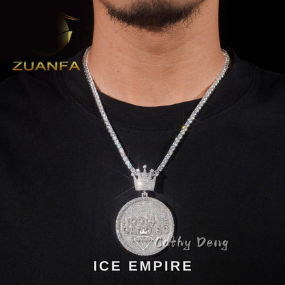 Iced Out Rose Gold Plated Cuban Chain