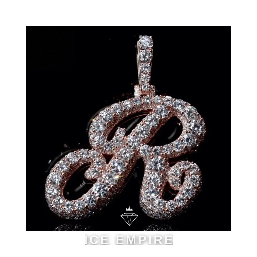 Iced Out 925 Silver Pendant