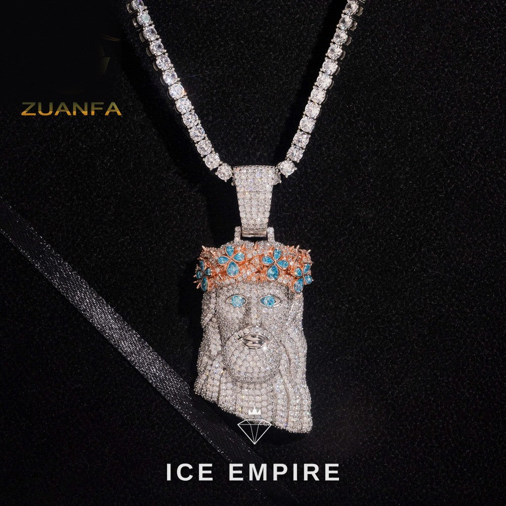 Iced Out Rose Gold Plated Tennis Chain