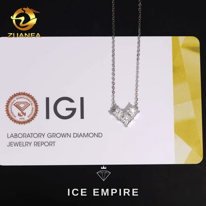 Iced Out 18K Gold Lab Grown Diamond Chain