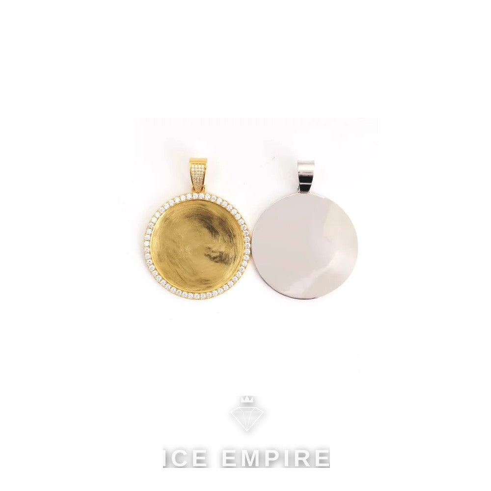 Iced Out 925 Silver Moissanite Pendant