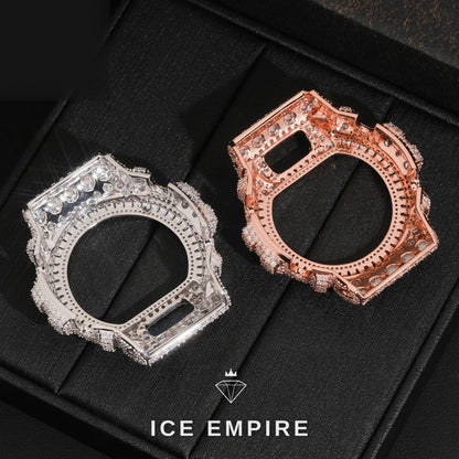 Iced Out Gold Plated Moissanite Watch