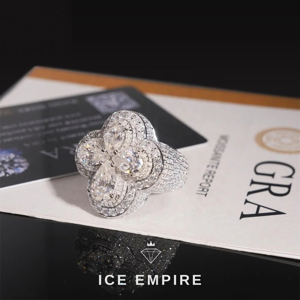 Iced Out 925 Silver Moissanite Cuban Chain