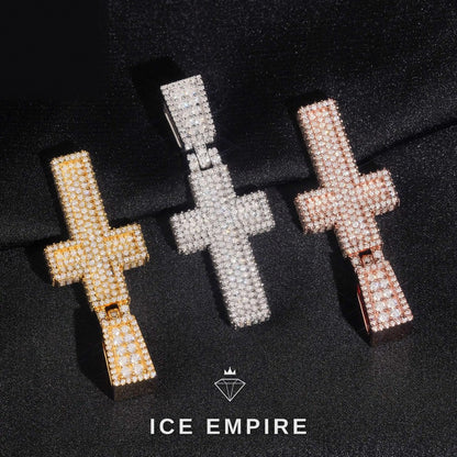 Iced Out 925 Silver Moissanite Pendant