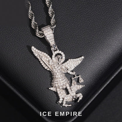 Iced Out 925 Silver Moissanite Pendant