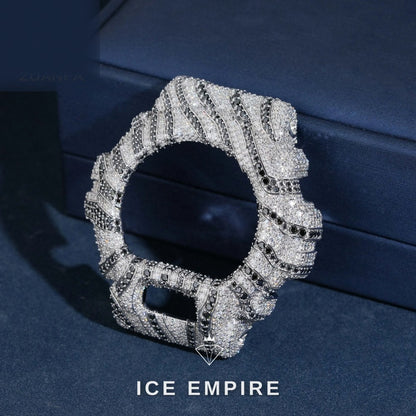 Iced Out 925 Silver Moissanite Watch