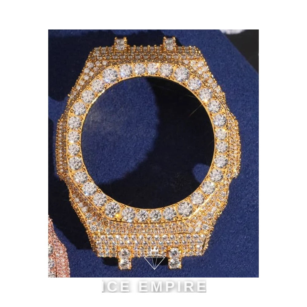 Iced Out 925 Silver Moissanite Watch