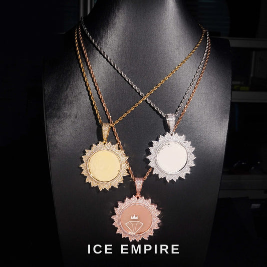Iced Out Gold Plated Pendant