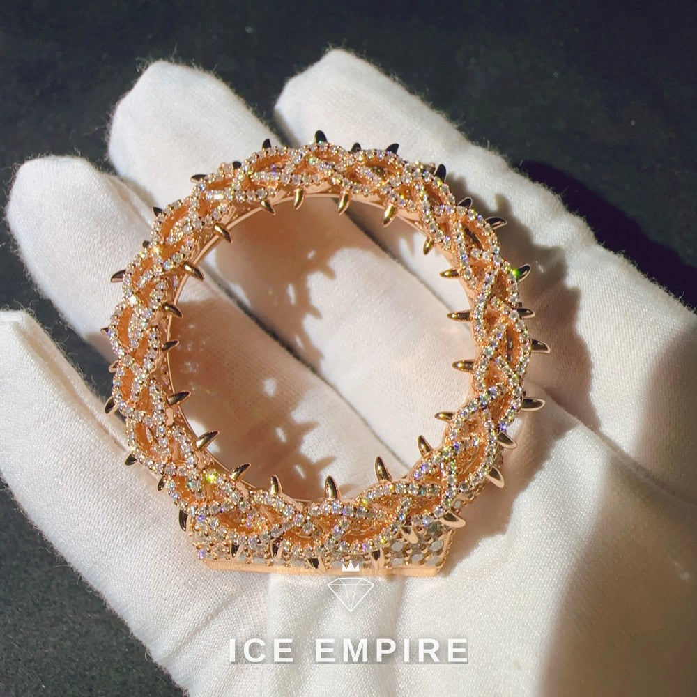 Iced Out 925 Silver Moissanite Watch