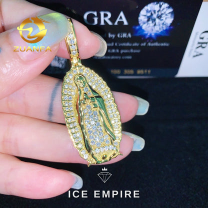 Iced Out Gold Plated Pendant