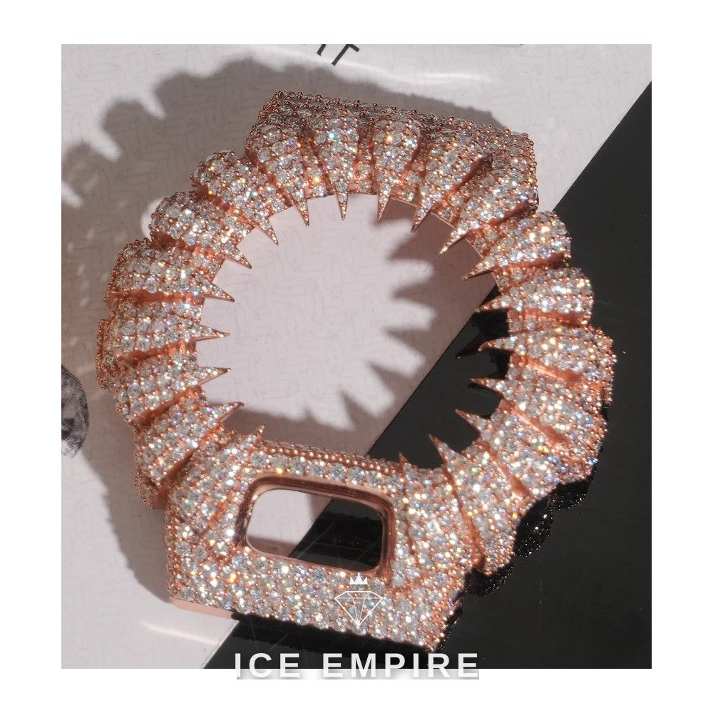 Iced Out 925 Silver Moissanite Watch