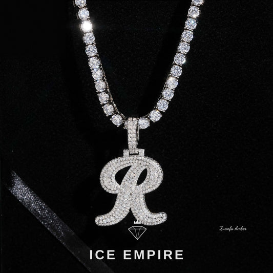 Iced Out 925 Silver Moissanite Pendant