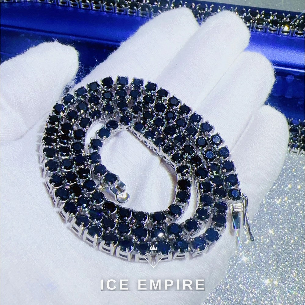 Iced Out Rose Gold Plated Moissanite Cuban Chain