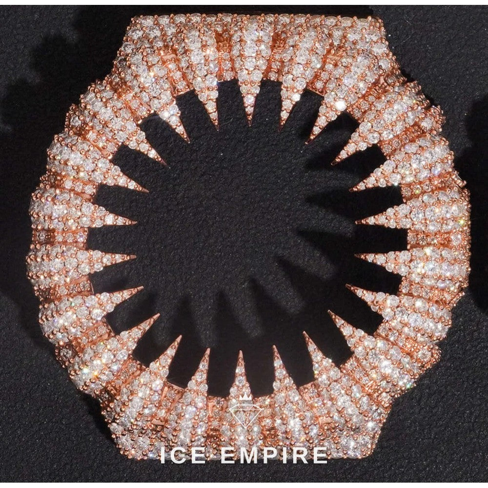 Iced Out 925 Silver Moissanite Watch