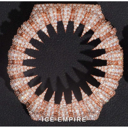 Iced Out 925 Silver Moissanite Watch