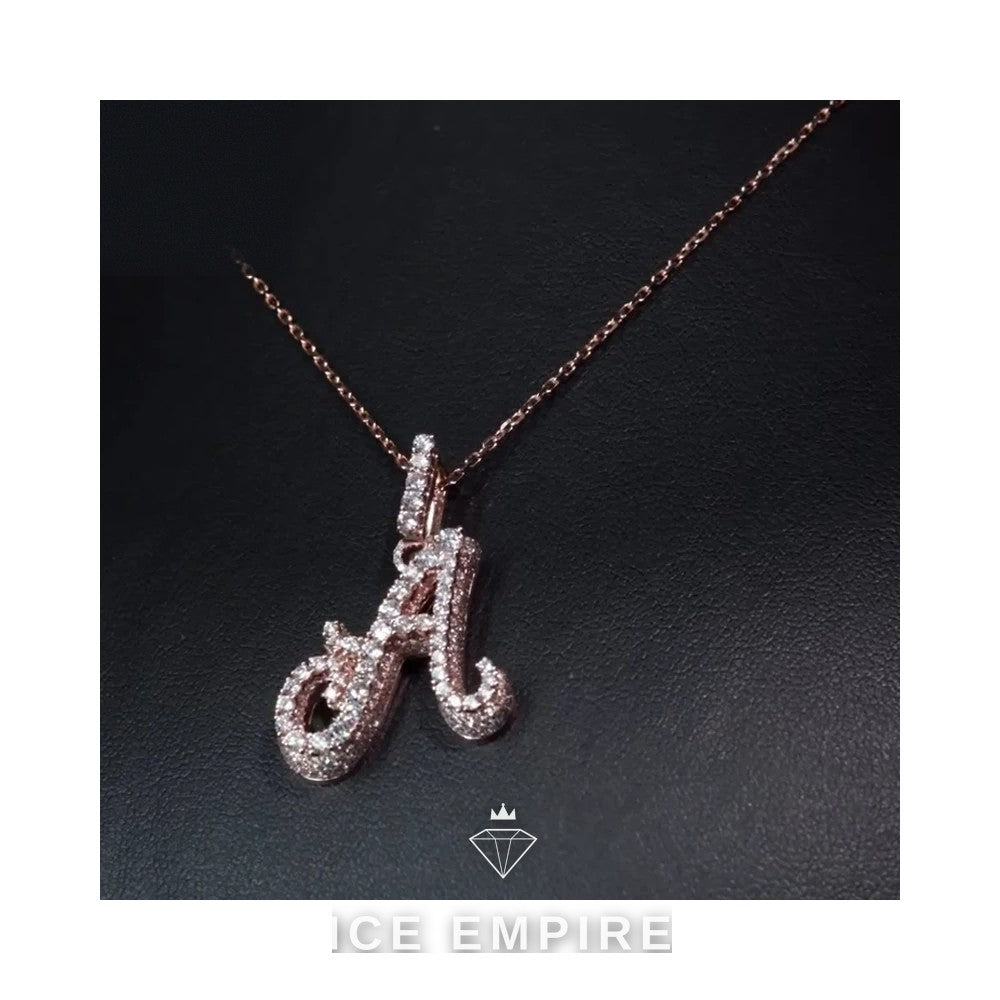 Iced Out 925 Silver Pendant