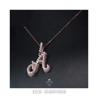 Iced Out 925 Silver Pendant
