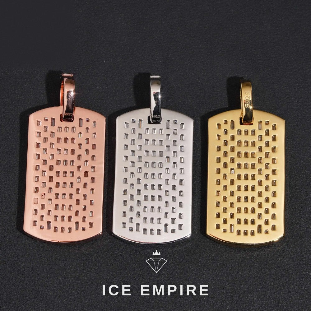 Iced Out Gold Plated Moissanite Pendant