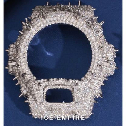 Iced Out 925 Silver Moissanite Watch