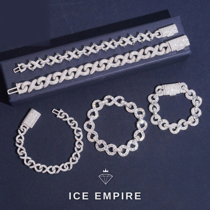 Iced Out Gold Plated Moissanite Cuban Chain