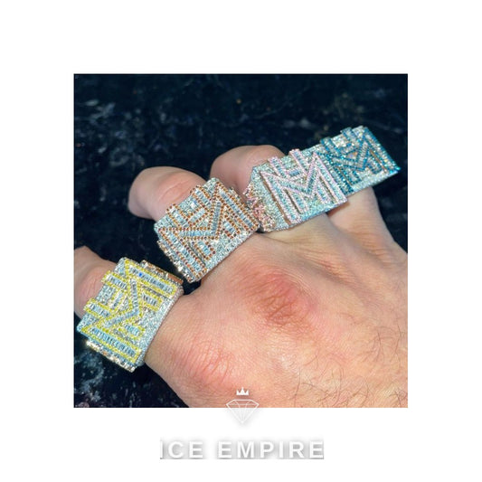 Iced Out 925 Silver Ring