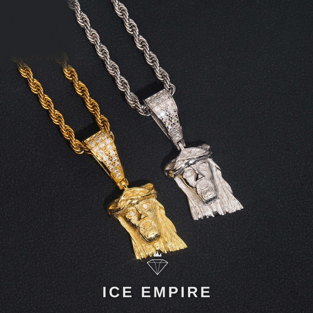 Iced Out Baguette Gold Plated Pendant