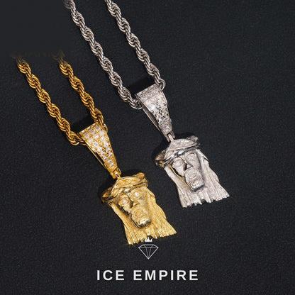 Iced Out Baguette Gold Plated Pendant