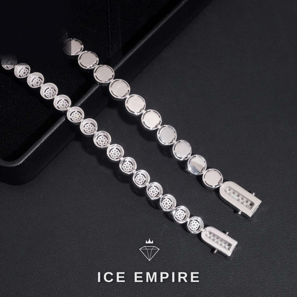 Iced Out 925 Silver Moissanite Cuban Chain