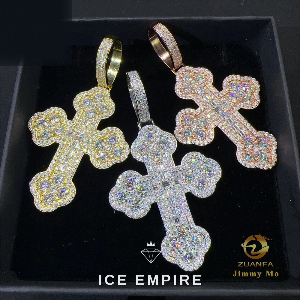 Iced Out Baguette 925 Silver Tennis Chain