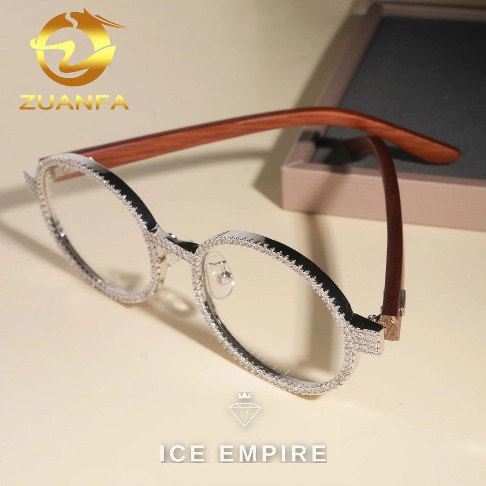 Iced Out 925 Silver Glasses