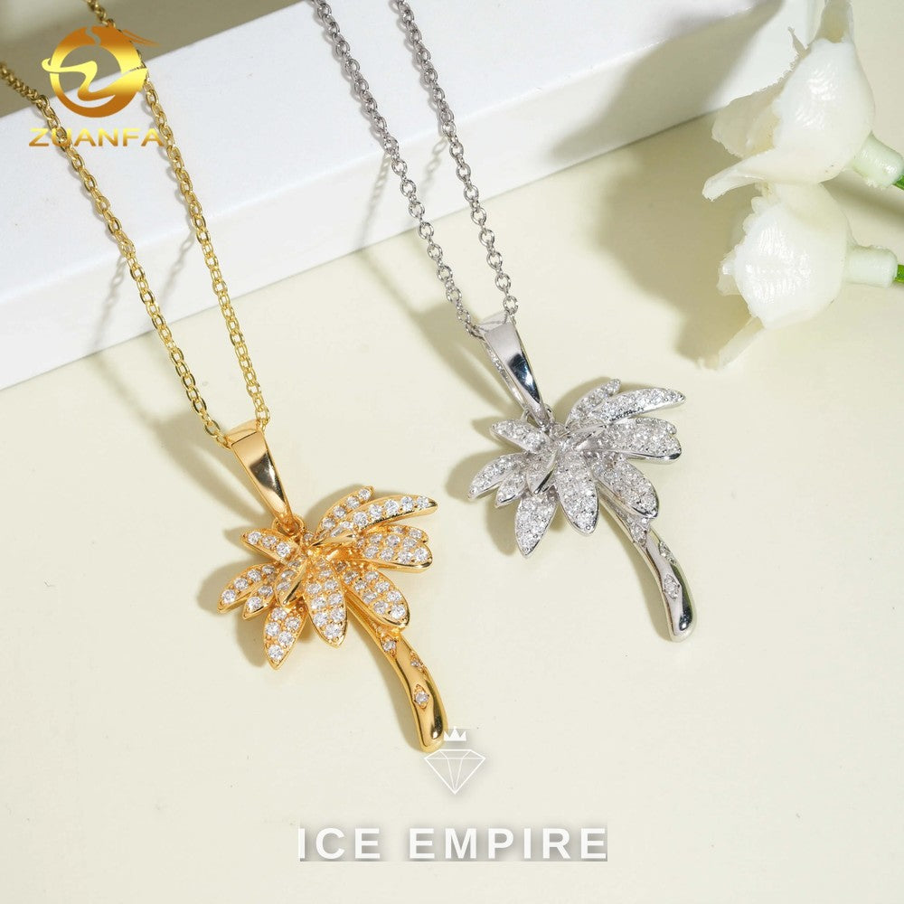 Iced Out 925 Silver Pendant