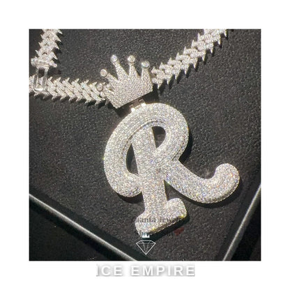 Iced Out 925 Silver Cuban Chain