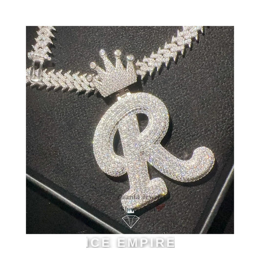 Iced Out 925 Silver Cuban Chain