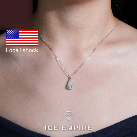 Iced Out 925 Silver Pendant