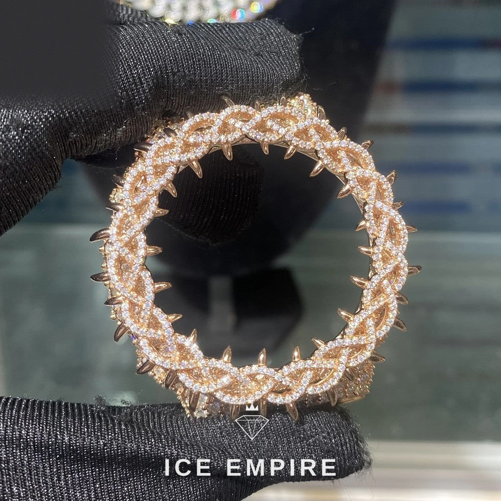 Iced Out 925 Silver Moissanite Watch