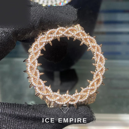 Iced Out 925 Silver Moissanite Watch