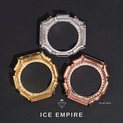 Iced Out Gold Plated Lab Grown Diamond Watch