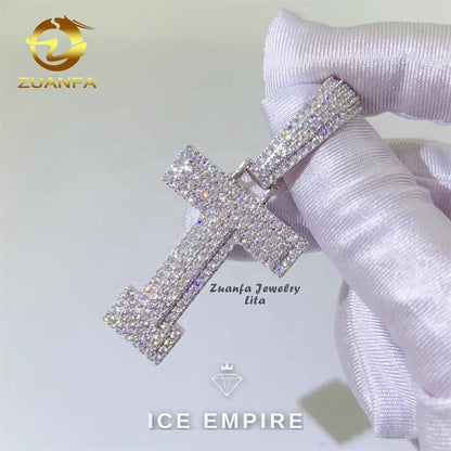 Iced Out 925 Silver Pendant