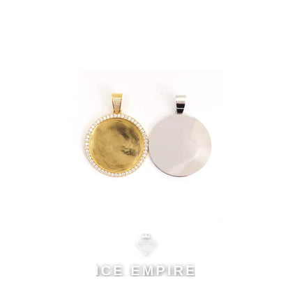Iced Out 925 Silver Moissanite Pendant
