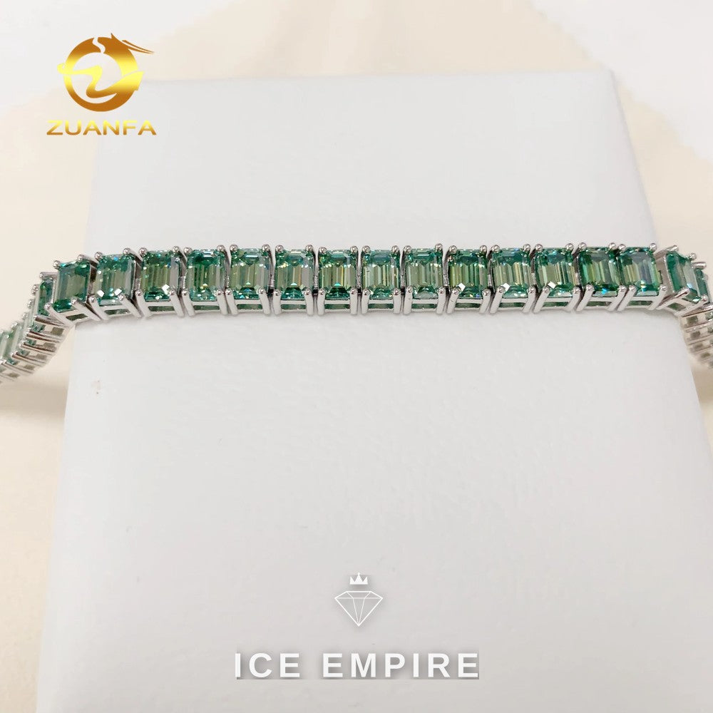 Iced Out Rose Gold Plated Moissanite Cuban Chain