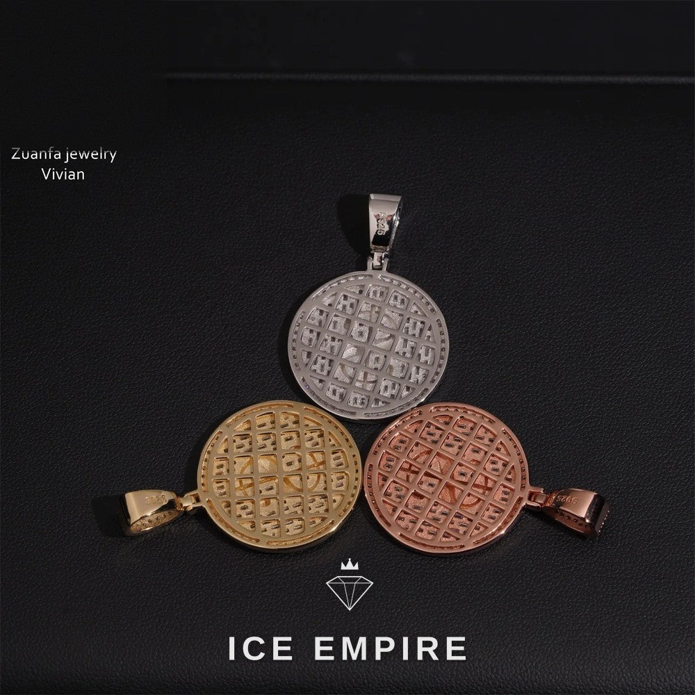 Iced Out 925 Silver Moissanite Pendant