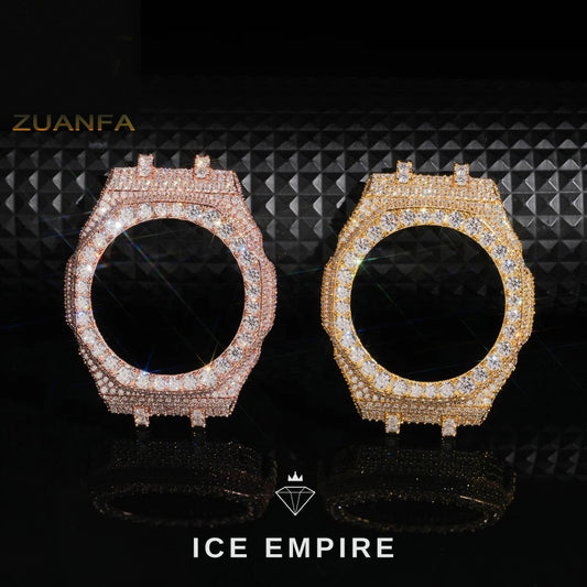 Iced Out 925 Silver Moissanite Watch