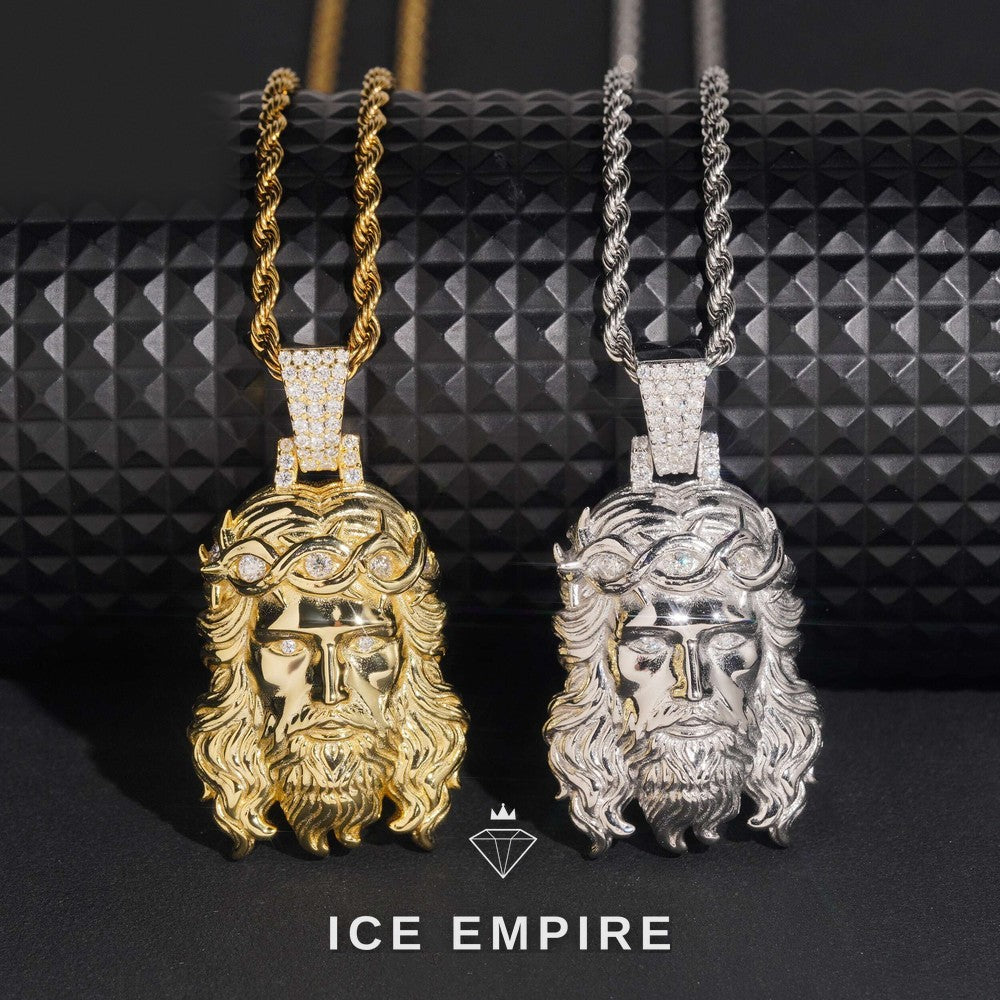 Iced Out 925 Silver Moissanite Pendant