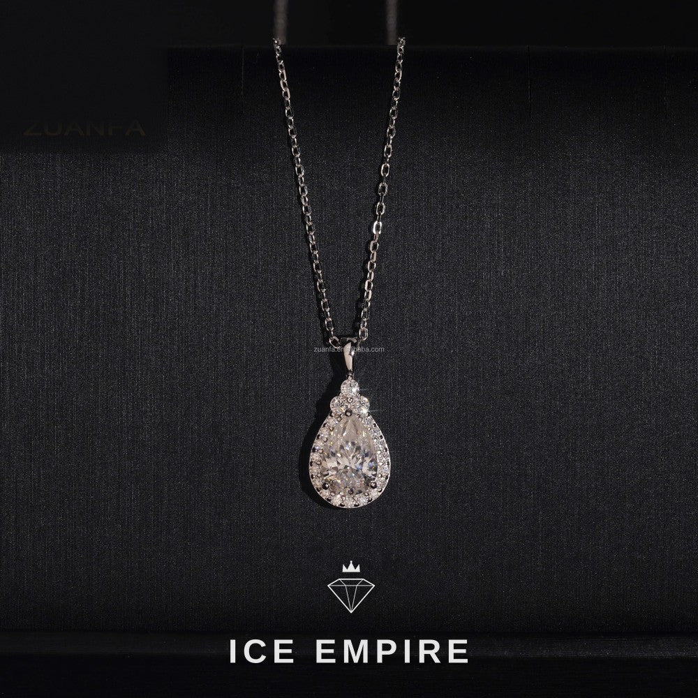 Iced Out 925 Silver Pendant