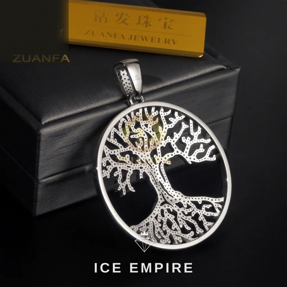 Iced Out Gold Plated Moissanite Pendant
