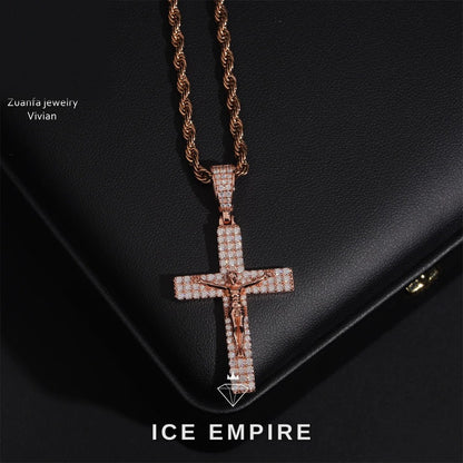 Iced Out 925 Silver Moissanite Pendant