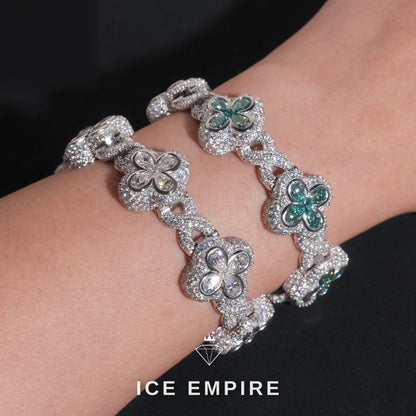 Iced Out 925 Silver Moissanite Cuban Chain